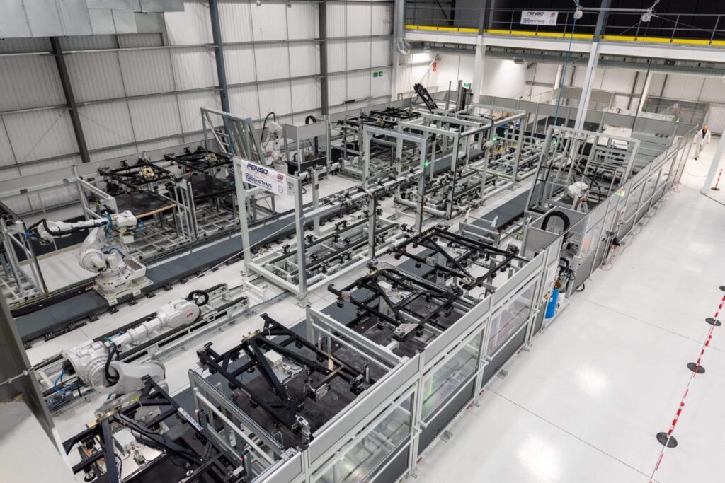 White robotic composite assembly systems