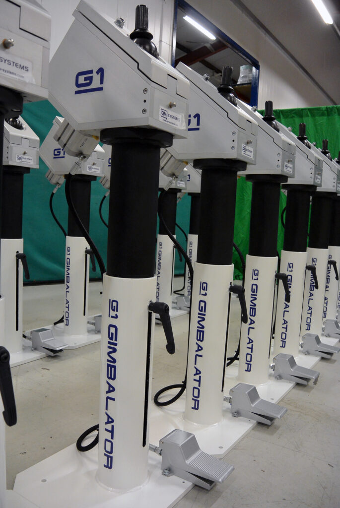 QM Systems G1 Gimbalators ready to start production