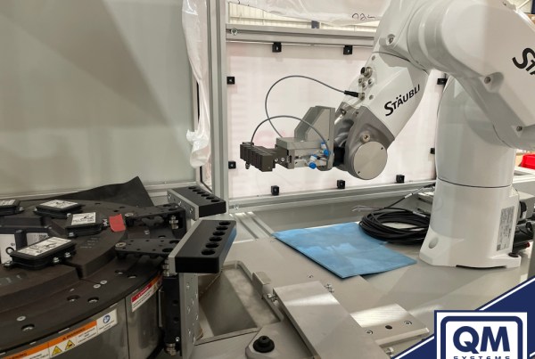 Staubli robot, Schneider, medical machine, QM Systems
