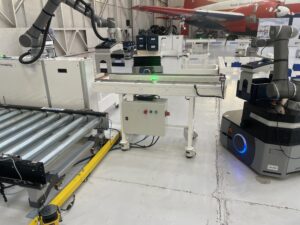 omron amr with cobot application